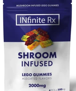 INfinite Rx Shroom Infused Block,Heart,Large Heart Gummies Edibles